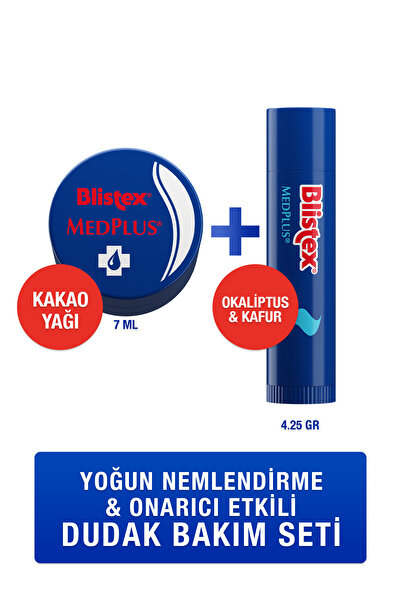 Blistex Kuruyan Ve Çatlayan Dudaklara Yoğun Bakım Medplus Stick Kavanoz