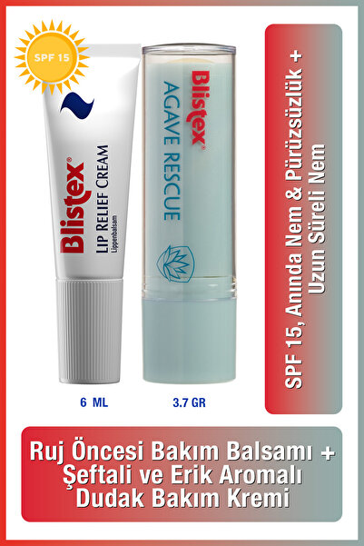 Blistex Çatlak Dudaklara Lip Relief Cream Spf15 6ml Agave Rescue Uzun Süreli ...