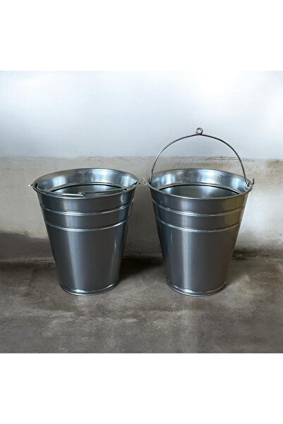 ÖZHEMMEKLER 2'li Metal Galvaniz Temizlik Kovası 13 Litre (30X18X30)