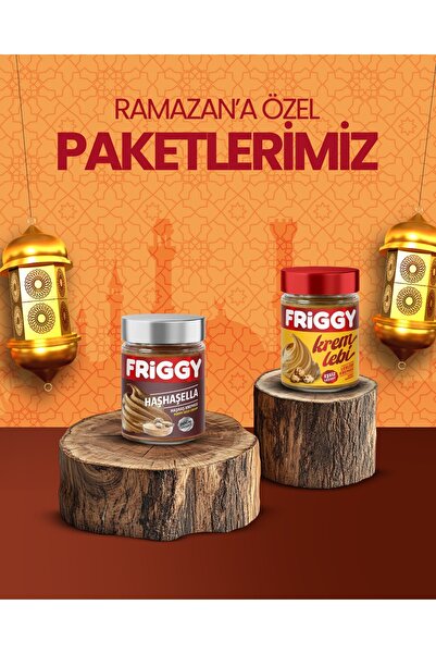 FRİGGY 2'li Set Leblebi Kreması 320 gr + Haşhaş Kreması 320gr Özel Ramazan Pa...