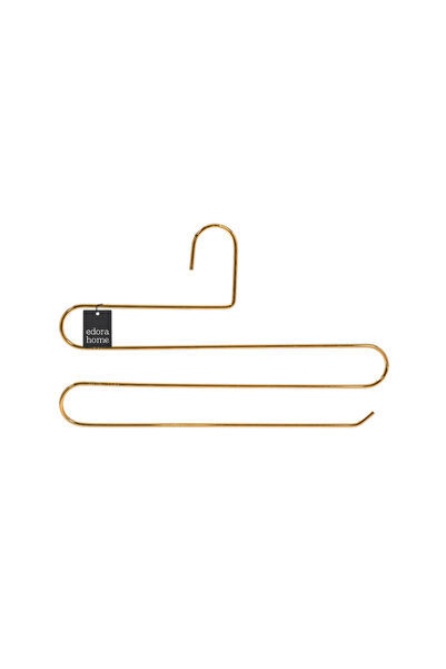 Edora Home Altın 5 li Dolap İçi 3 Katlı Pantolon, Şal, Eşarp Askısı, Gardrop ...