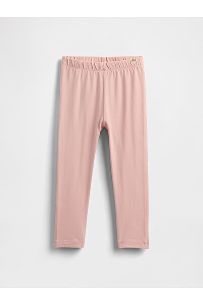 GAP Kız Bebek Açık Pembe Organik Pamuk Tayt