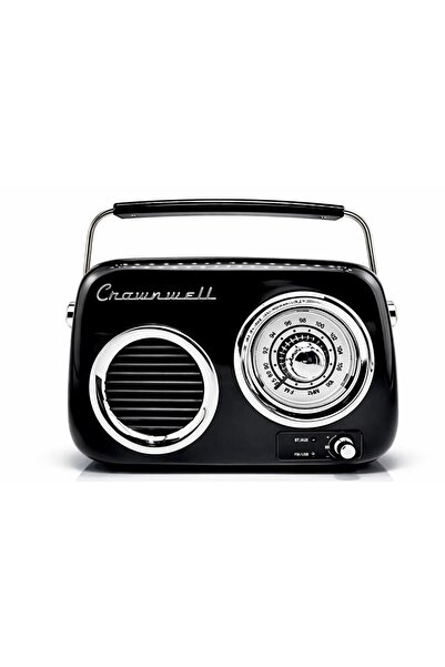 crownwel Retro Tasarımlı Bluetooth FM Radyo