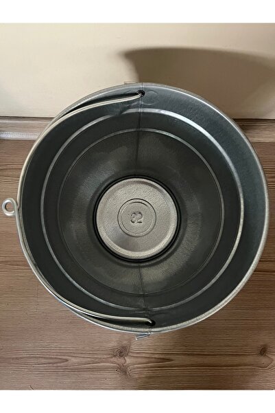 ÖZHEMMEKLER 2'li Metal Galvaniz Su,kum,temizlik Ve Çöp Kovası 11 Litre (30X18X27)