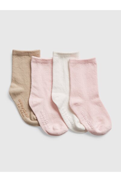 GAP Bebek Çok Renkli Crew Çorap Seti (4'lü)