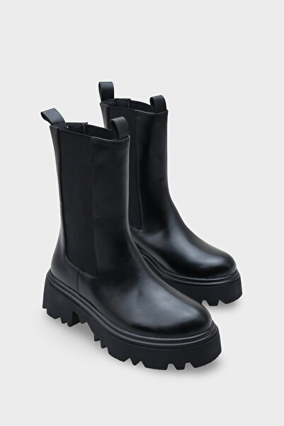 Capone Outfitters Dámské dlouhé boty Tiana Trak Sole s bočními elastickými prvky