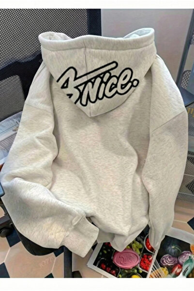 NİCE Unisex Mimimal Grimelanj Hoodie
