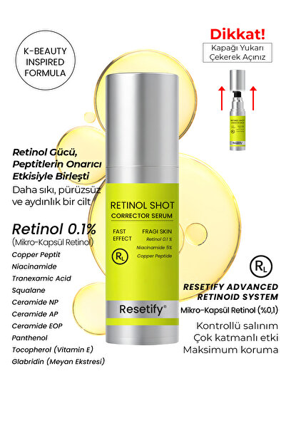RESETIFY Retinol Shot Corrector Serum 30 ML