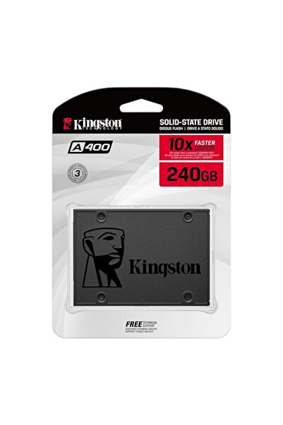 Kingston A400 240GB 500/350 MB/s SATA 3.0 2.5" SSD Bellek SA400S37/240G