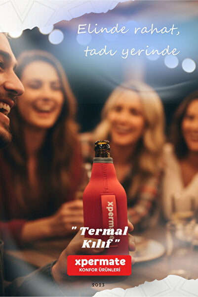 XPERMATE Thermal Beverage Sleeve – Keeps Hot & Cold Drinks, Bottles, and Beer...