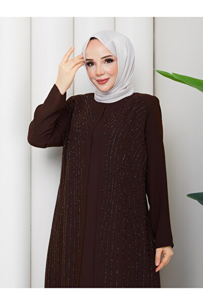 ESLEMNUR Dress rain stone mother's dress