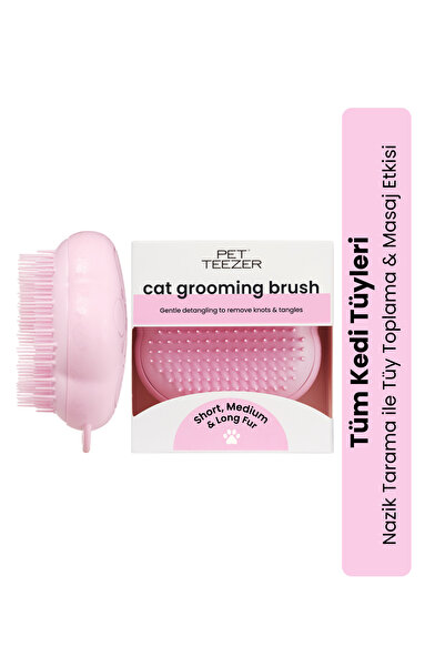 Tangle Teezer Pet Teezer Cat Grooming Brush Millennial Pink Kedi Bakım Fırçası
