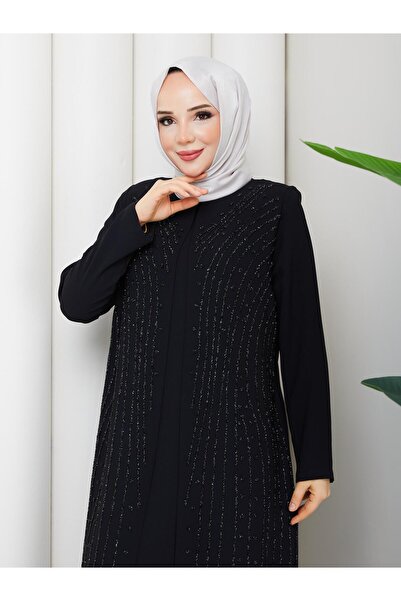 ESLEMNUR ELBİSE YAĞMUR TAŞLI ANNE ELBİSESİ