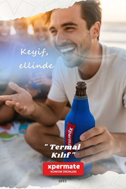 XPERMATE Thermal Beverage Sleeve – Keeps Hot & Cold Drinks, Bottles, and Beer...