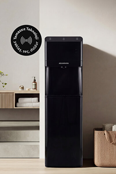 AQUAMARA Hareket Sensörlü & Dokunmatik Su Sebili – Gizli Damacana, Sessiz Çal...