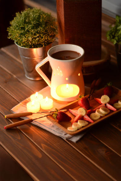 Bambum طقم فوندو تيلي المكون من 9 قطع