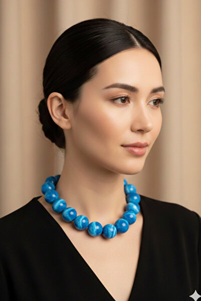 PETEK AKSESUAR قلادة كرة أكريليك أساسية