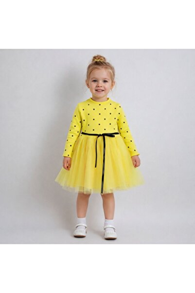 Sincap Baby Kız Çocuk Puanlı Tül Etekli Elbise