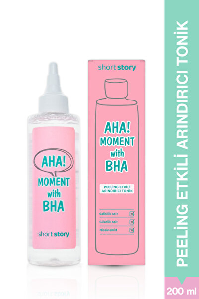 short story Aha Moment With Bha Peeling Etkili Arındırıcı Tonik, Gözenek Sıkı...