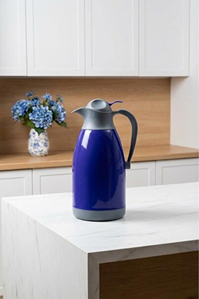 Bambum أسبرا - ترمس فولاذي باللون الأزرق الداكن سعة 2 لتر