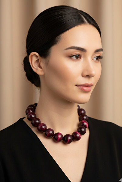 PETEK AKSESUAR BASİC AKRİLİK TOP KOLYE