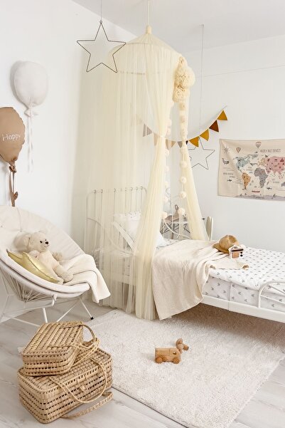 PAMUKA Tül Cibinlik Basic Cream