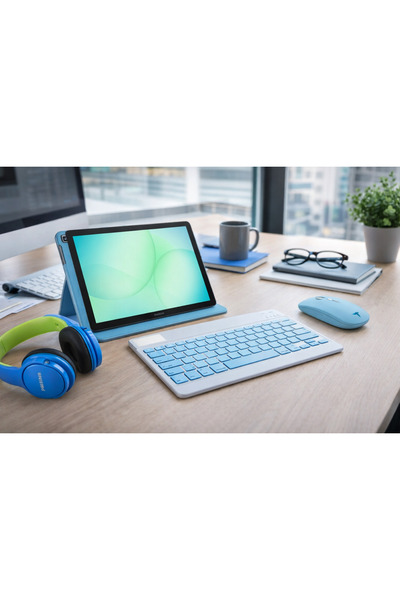 Samsung Galaxy Tab A11 8GB RAM/128 GB HAFIZA 8.7 Inch TABLET+TURKUAZ KILIF+MA...