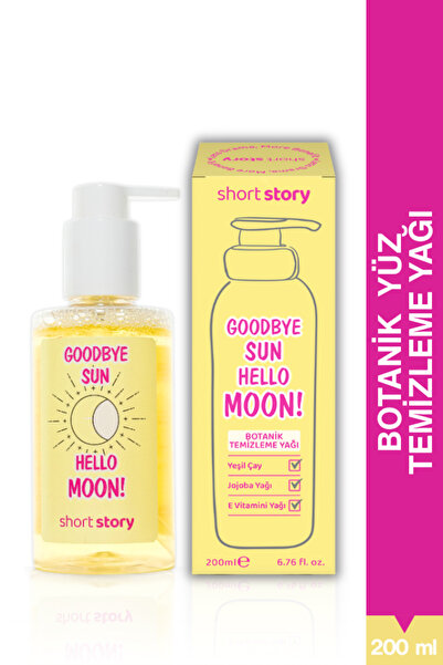 short story Goodbye Sun, Hello Moon! Botanik Yüz Temizleme Yağı, Yeşil Çay, J...