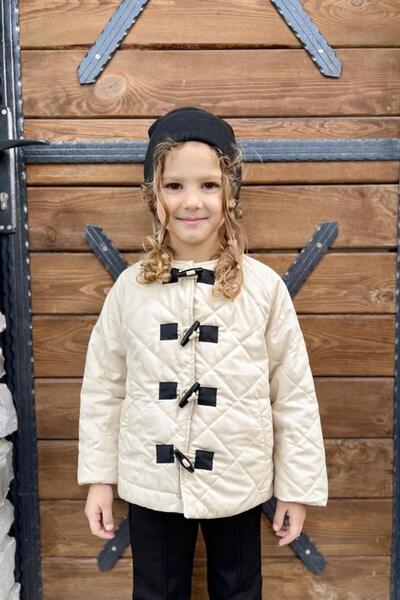 RESSHO Unisex Çocuk Mevsimlik Mont Çoban Model