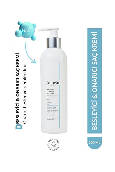 DermoNad Saç Kremi Nemlendirici & Onarıcı (NAD+ , Biotin , Keratin , Pantheno...