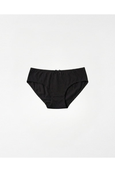 Amarelle Мила Блек Регулярна талия 3-пакет памучни бикини