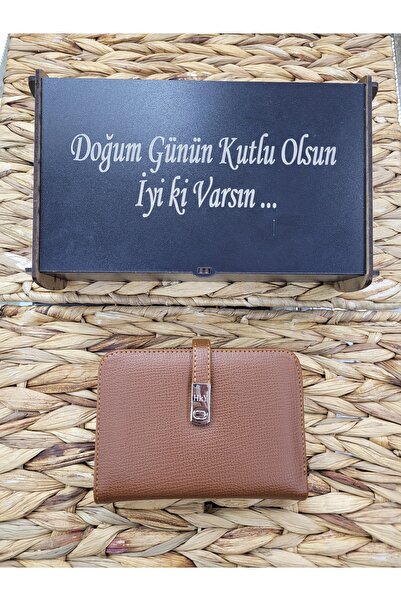 HKY Маленький дерев'яний футляр для жіночого гаманця