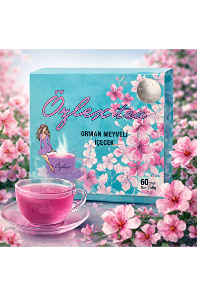 ozlexx Ceai de Slăbit Detox ozlex Original 60 Plicuri – Gust Fructe de Pădure