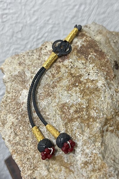 KAZZAZE Cască de argint Kazaziye cu ciucuri dublu pentru rugăciune