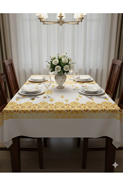 Bashaer Home Ramadan Tablecloth Multi-Color Size 100x140