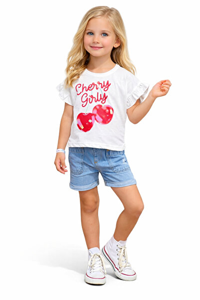 RAPAPA Σετ κοριτσίστικο τζιν σορτς 7179