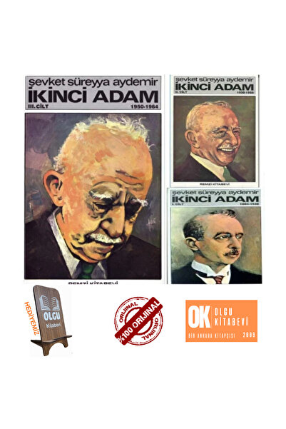 Remzi Kitabevi Ikinci Adam 1-2-3 Takım - Şevket Süreyya Aydemir TELEFON TUTUC...