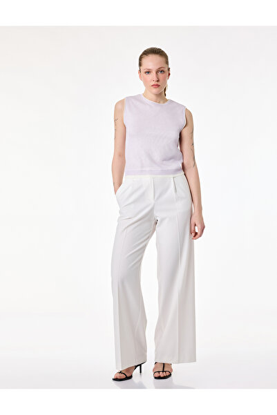 Koton Crew Neck Knitwear Sleeveless Blouse