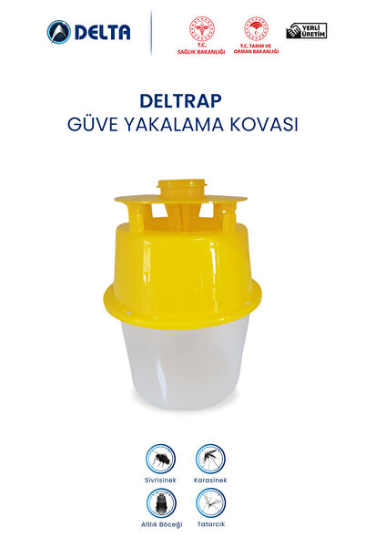 Delta Market Deltrap Güve Yakalama Kovası(feromon hediyeli)