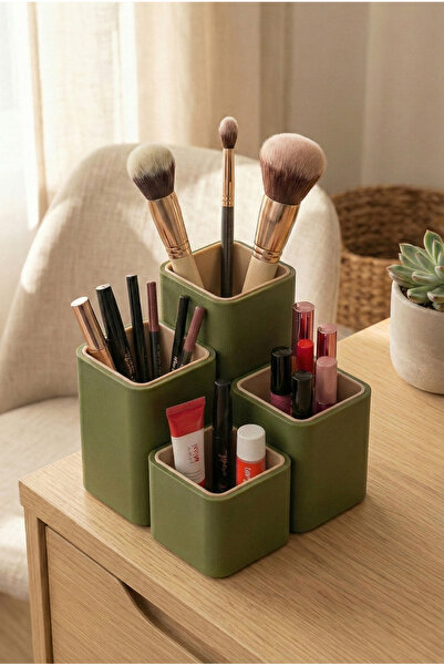 Puffin Design Leveling Organizer Makeup Rack