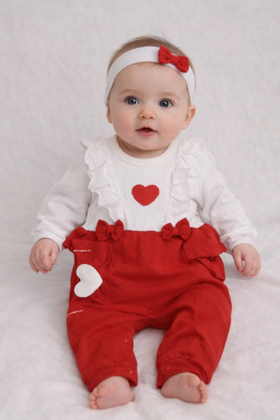 cayzen Lottie Girls' Bandana Jumpsuit 1072 1116