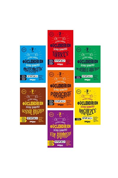 Ankara Yayıncılık 7 Sınıf Tüm Dersler Güçlendiren Soru Bankası Seti 7 Kitap 2...