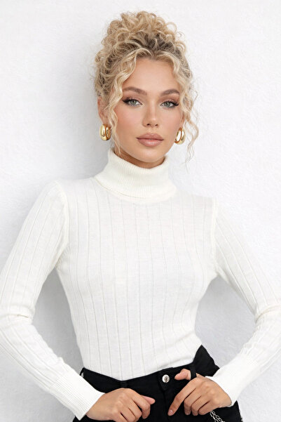 Be Best Pulover de pescar ecru pentru femei BE316