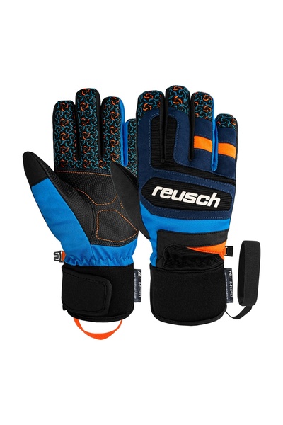 Reusch Children's Ski Gloves Chris R-Tex XT Junior Dress Blue-Brilliant Blue-...
