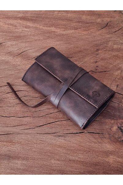 English Leather Tutun Kesesi Cüzdan Tutun Çantası Kartlıklı %100 Gerçek Deri