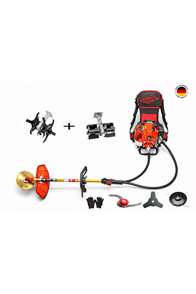 Raider Pro Alman Sırt Tırpan Çift Çapalama Aparatı