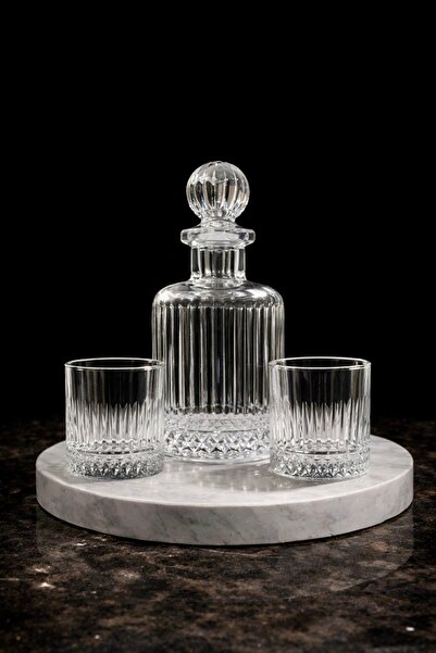 Paşabahçe 3 Parca Elysia Viski Kadeh Ve Şişe Seti