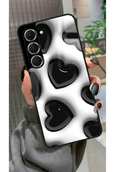 TECNO Spark 40 Pro Uyumlu Kalp Tasarımlı Glossy Premium Kılıf