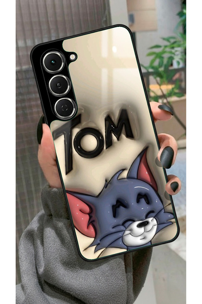 TECNO Spark 40 Pro Uyumlu Tom And Jerry Tasarımlı Glossy Premium Kılıf