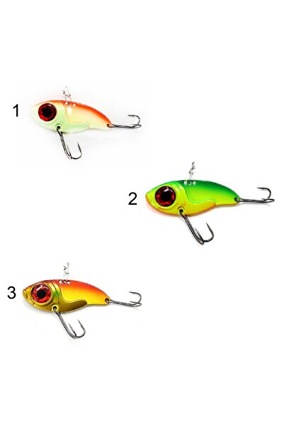 CAPTAIN 3610 Poppy 3D Metal Vibrasyon 17gr Jig Suni Yem